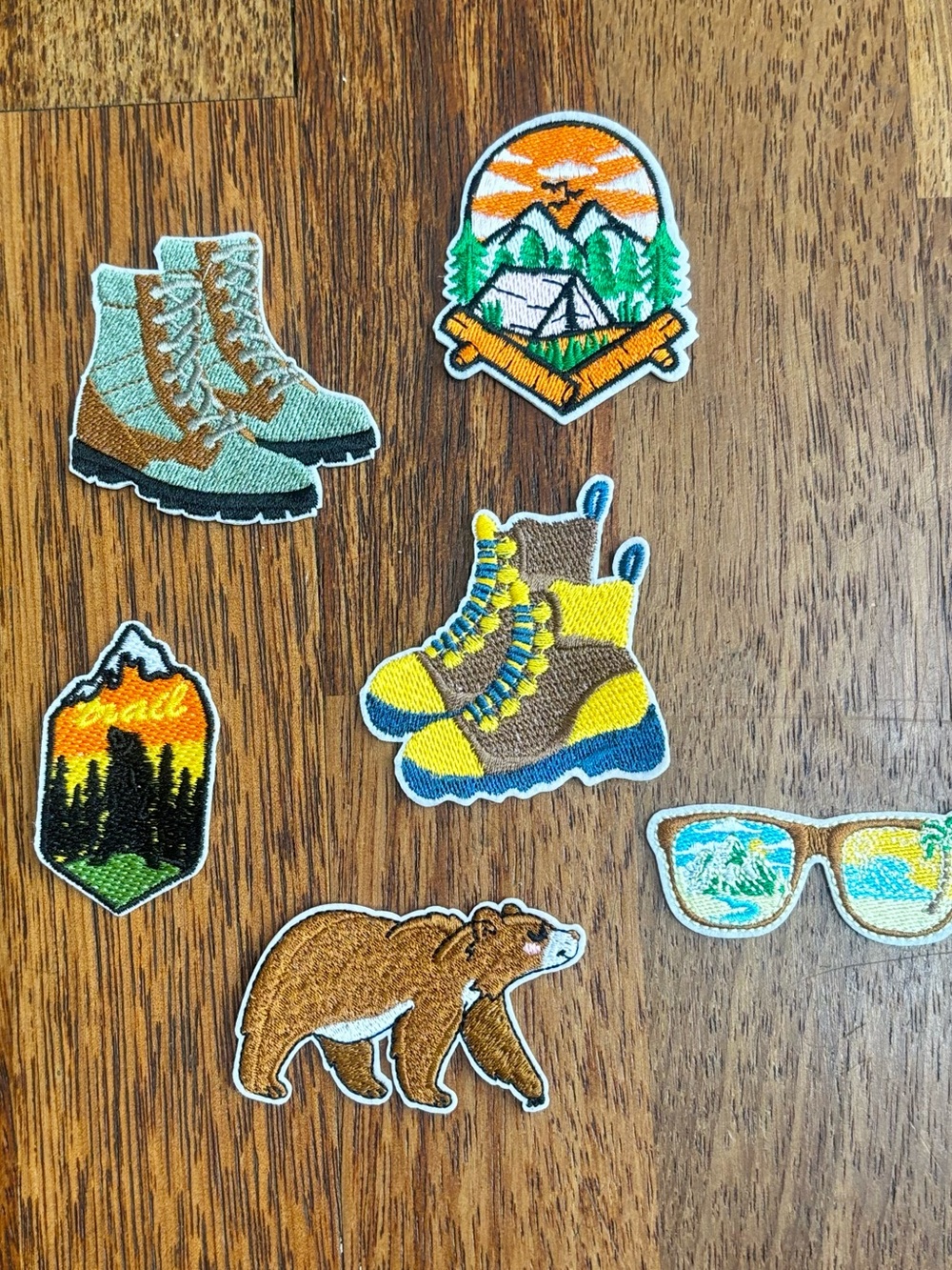 California adventure patches - set of 6 - NEW